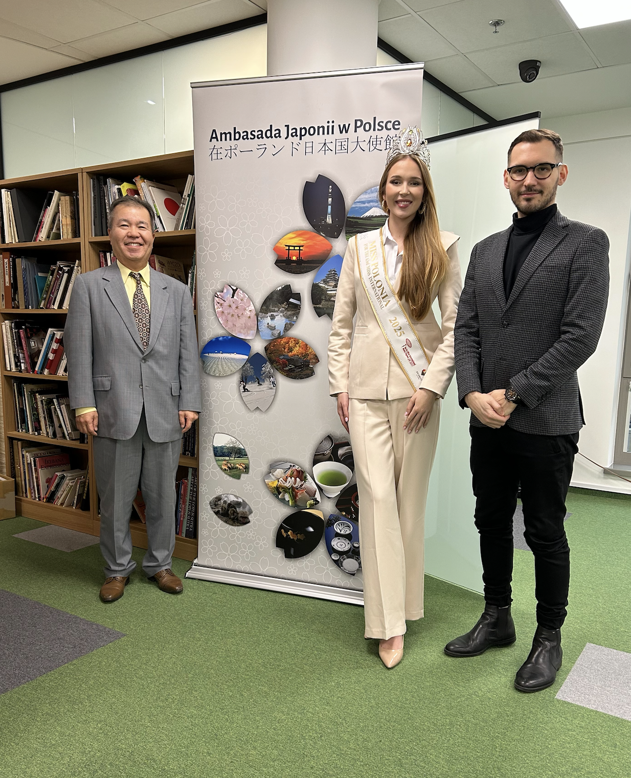 Wizyta Miss Polonia 2025 w Ambasadzie Japonii w Warszawie